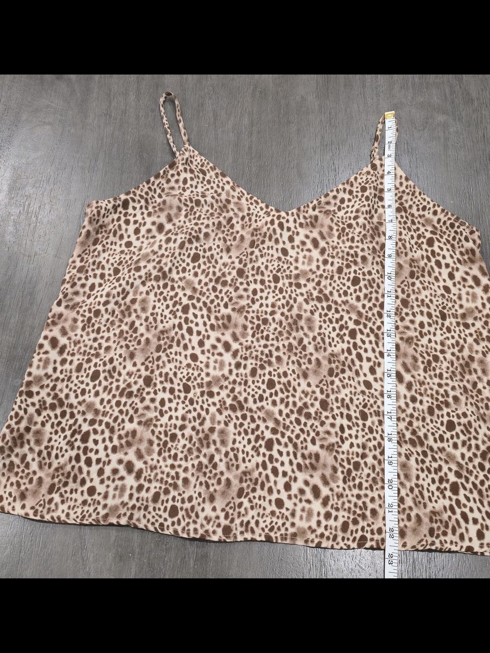 a new day Leopard Print Cami in Light Brown